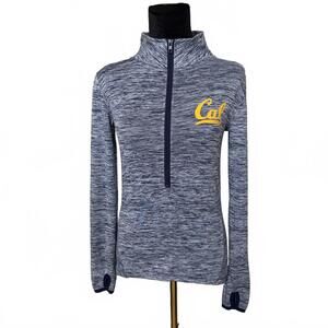 Victoria's Secret Pink Cal Berkeley Golden Bears 1/2 Zip Jacket Women's Size XS